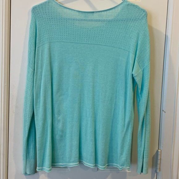 Two By Vince Camuto Mint Green Light Knit Sweater - Picture 3 of 3